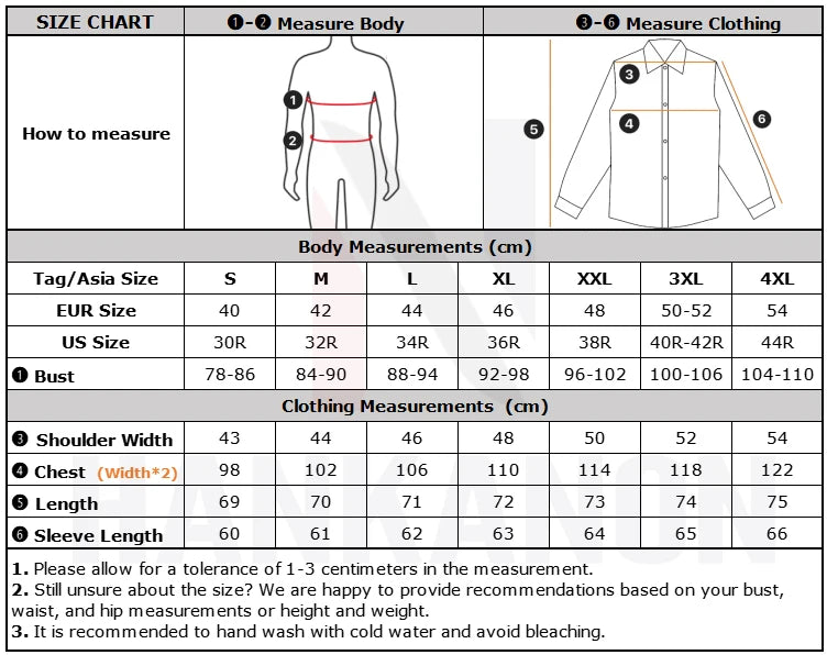 Men’s Shirt Long Sleeve Cotton Casual