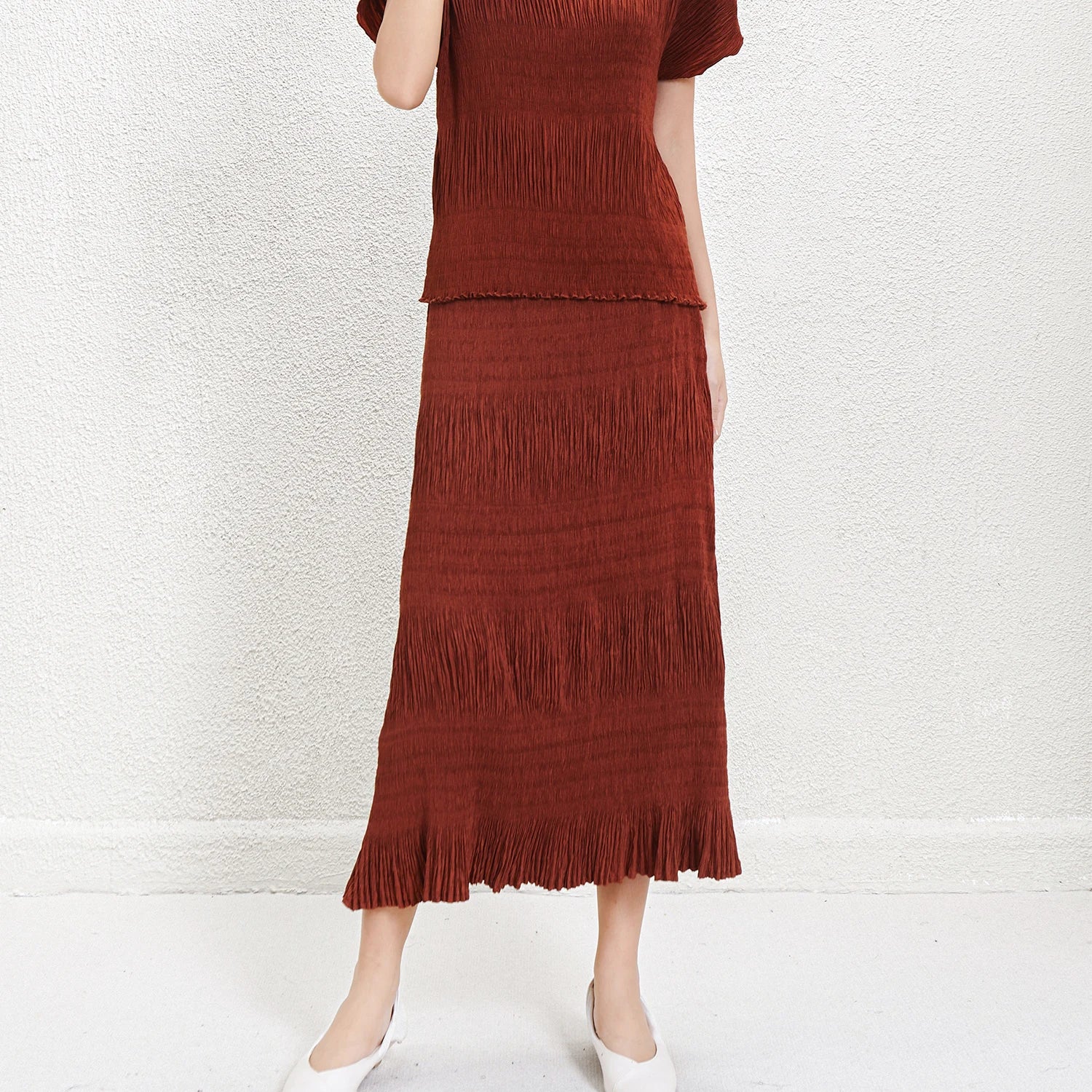Women’s Skirt Pleated Casual Lightweight Summer