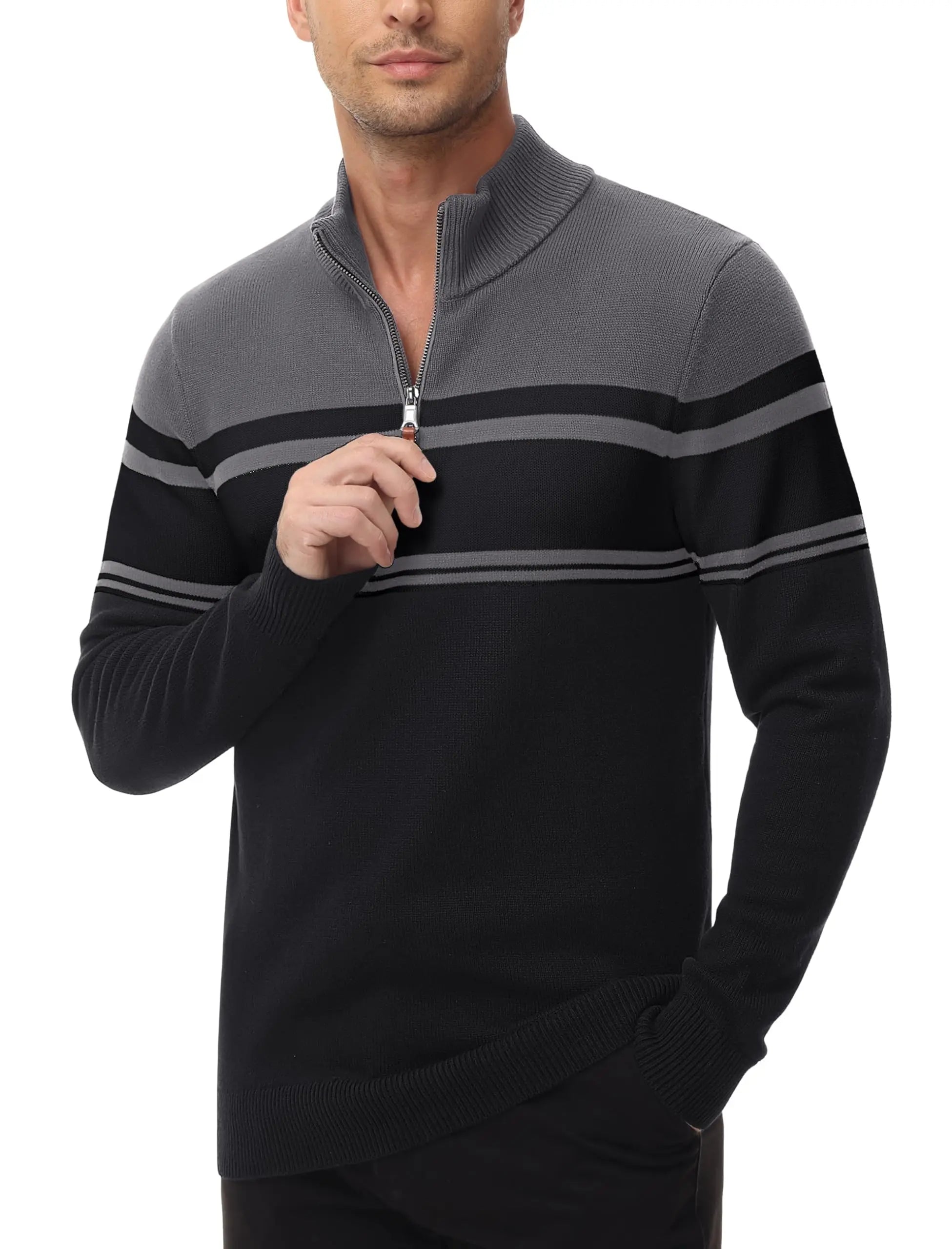 Men’s Sweatshirt Pullover Zip-Up Cotton Warm Autumn Winter