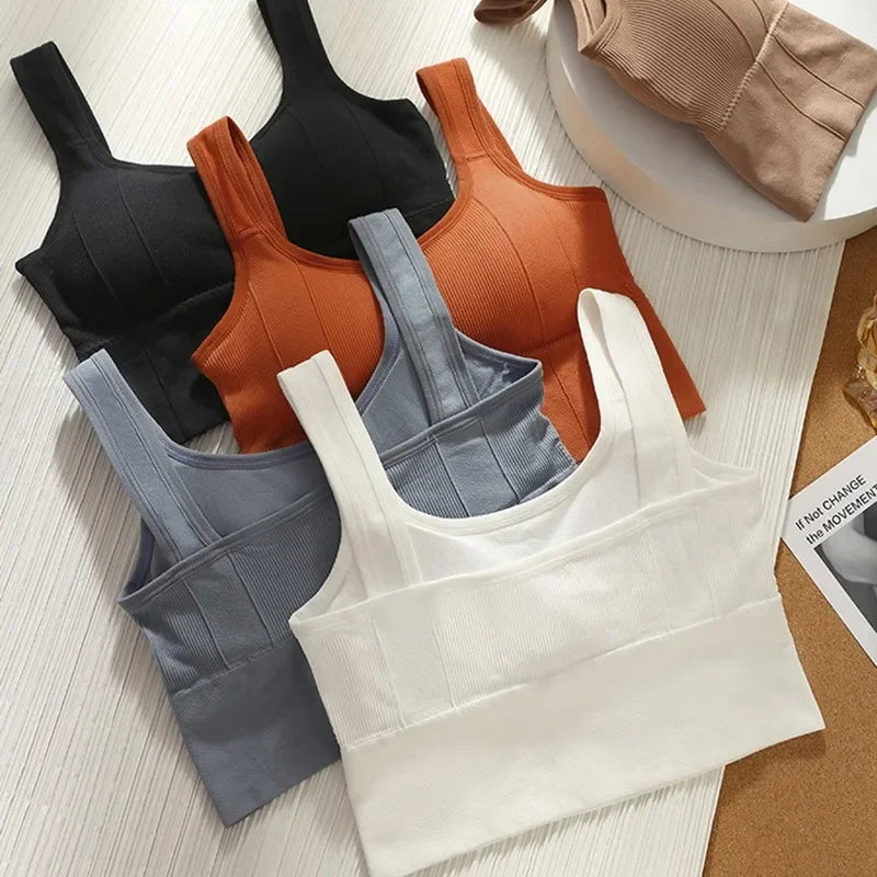 Women’s Sports Bra Push Up Seamless Breathable Gym