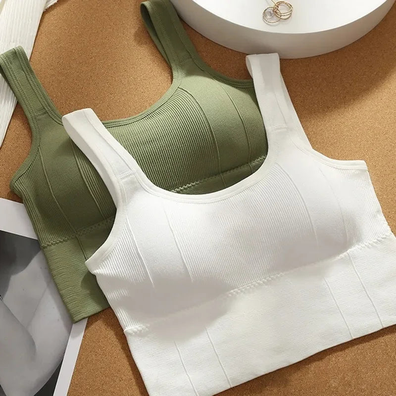 Women’s Sports Bra Push Up Seamless Breathable Gym