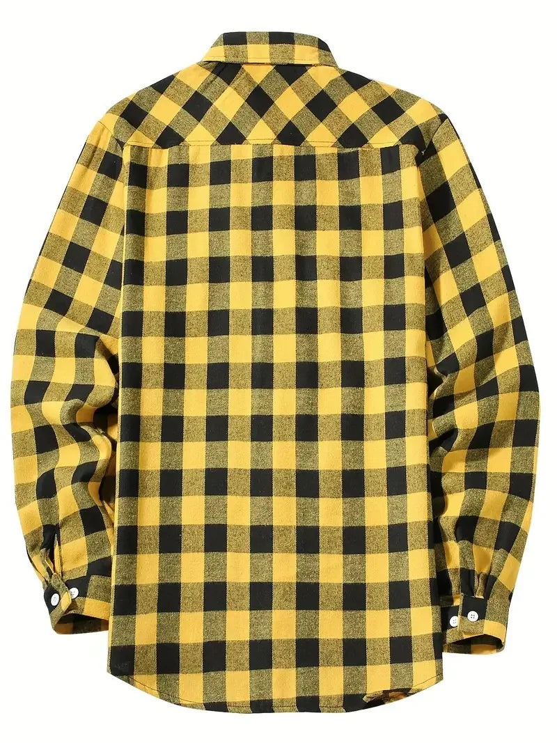 Men’s Shirt Long Sleeve Casual Cotton Comfort Fit