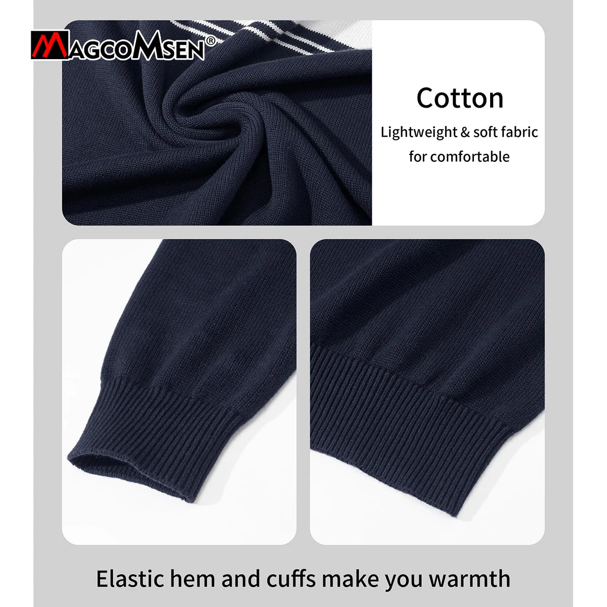 Men’s Sweatshirt Pullover Zip-Up Cotton Warm Autumn Winter