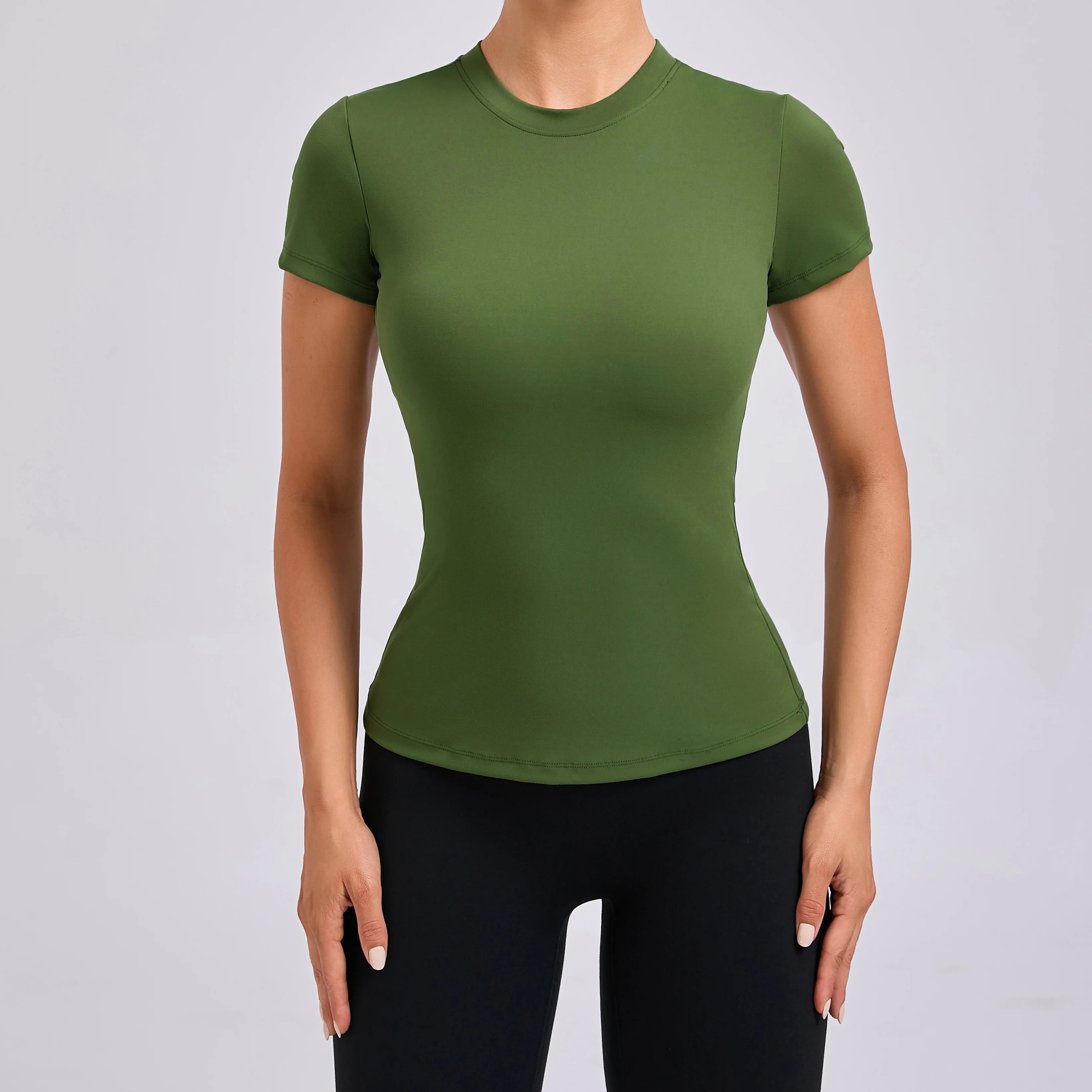 Women’s Gym Top Short Sleeve Moisture Wicking Athletic