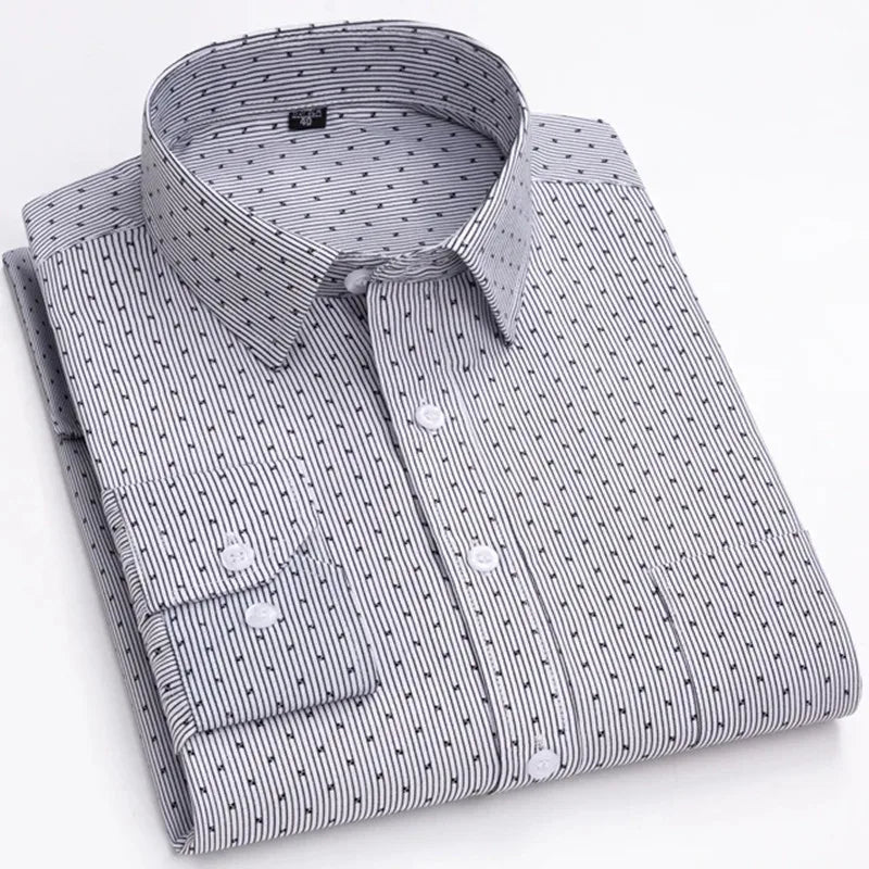 Men’s Shirt Long Sleeve Casual Formal Printed