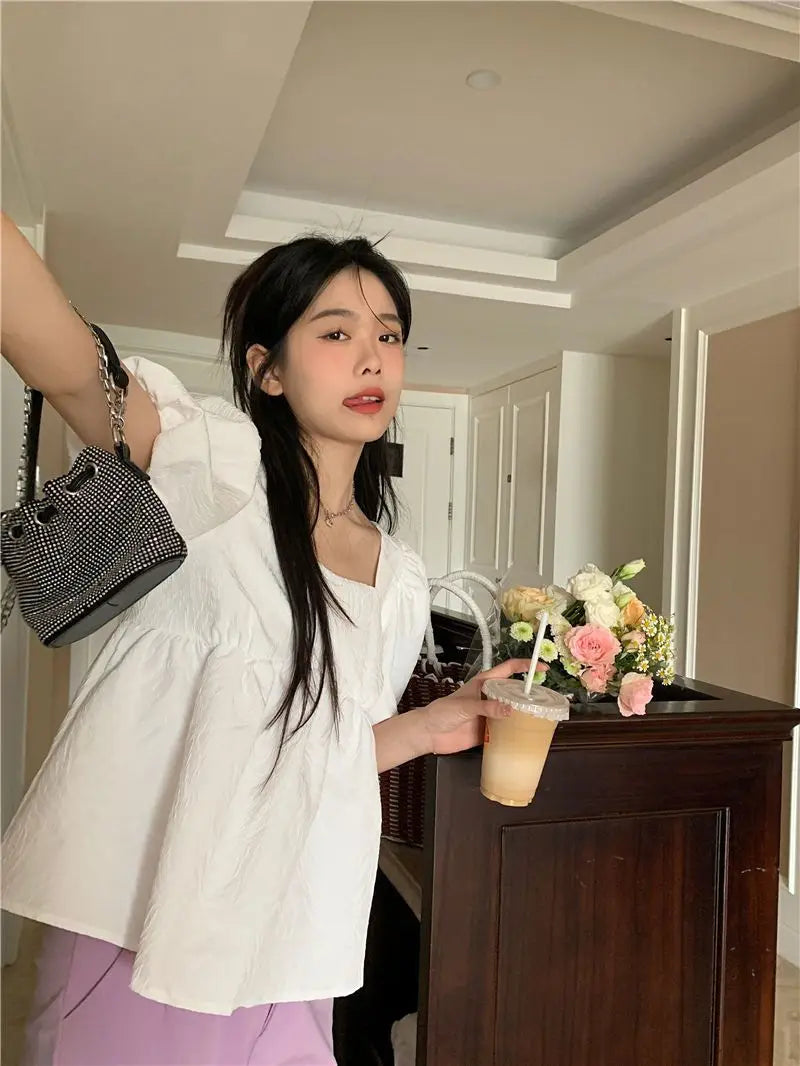 Women’s Top Blouse Cotton Linen Casual