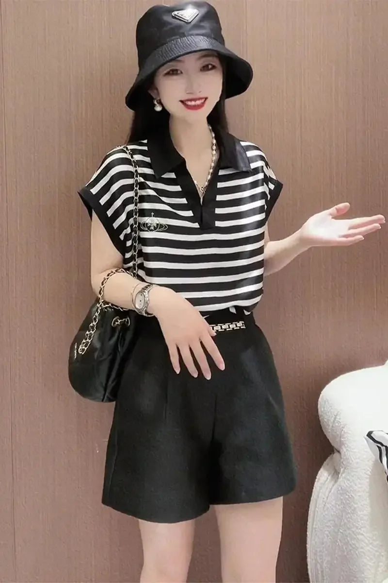 Women’s Shorts Casual Summer Elastic Waist Cotton