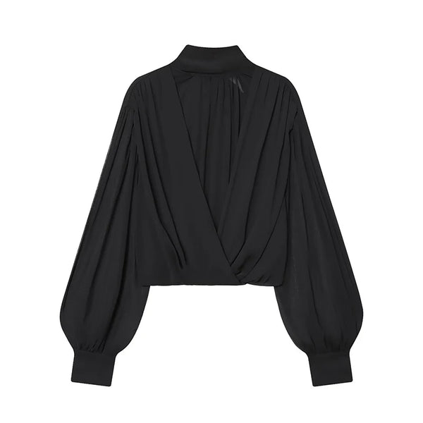Women’s Top Blouse Long Sleeve Casual Stretchy