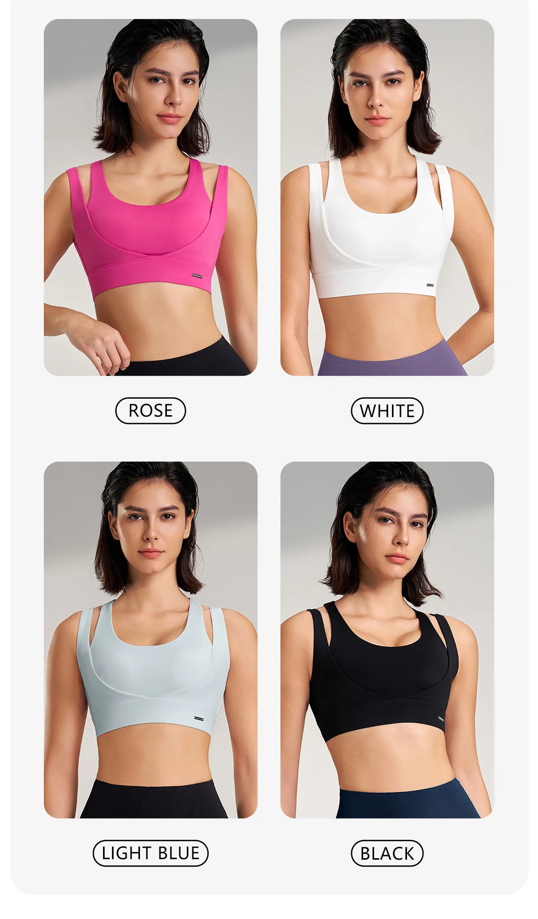Women’s Sports Bra Stretchy Gym Comfort Supportive