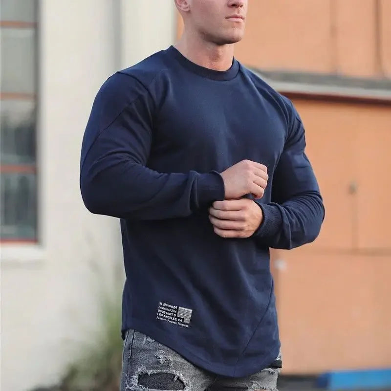 Men’s Shirt Casual Athletic Long Sleeve