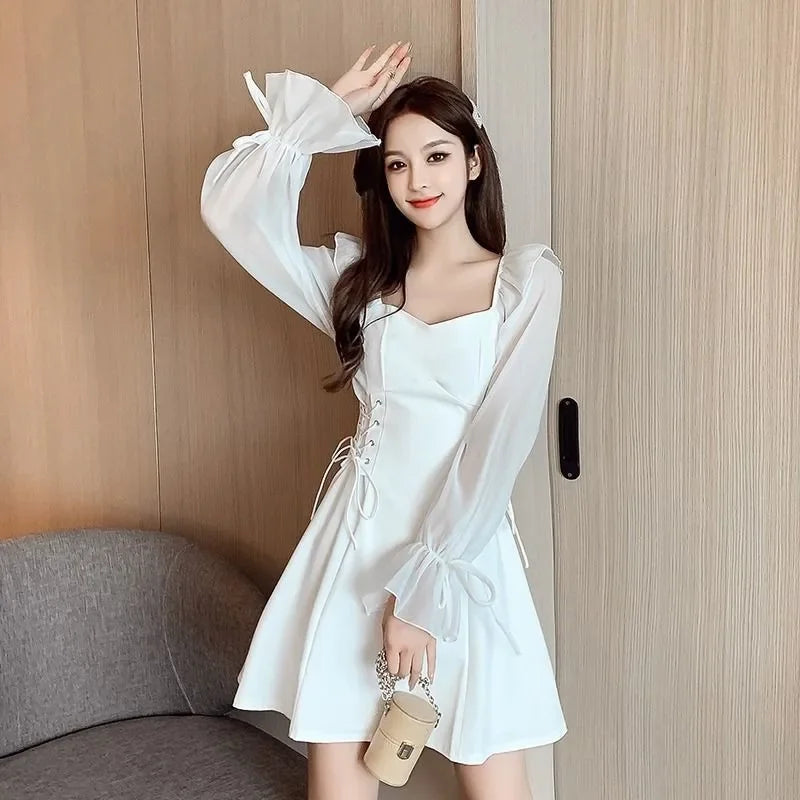 Women’s Dress Chiffon Casual Mini A-Line