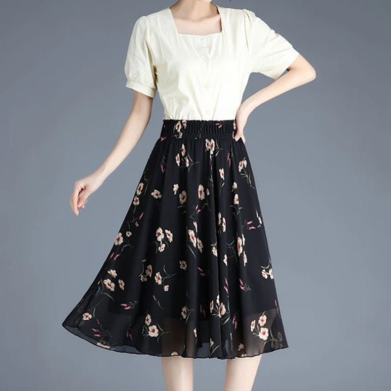 Women’s Skirt Midi Casual Summer