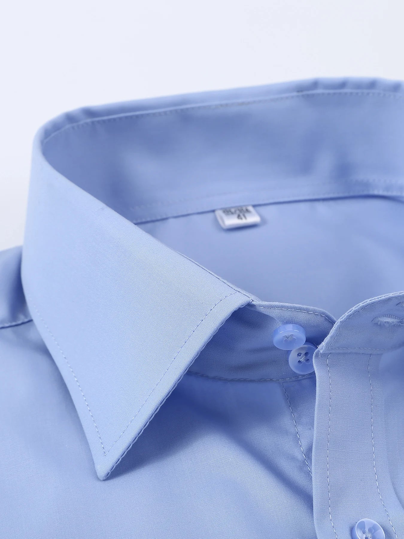 Men’s Shirt Long Sleeve Formal Slim Fit Solid Color