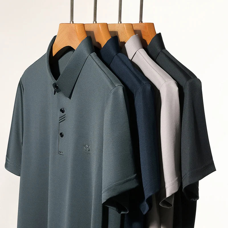 Men’s Polo Shirt Short Sleeve Business Casual Casual Summer