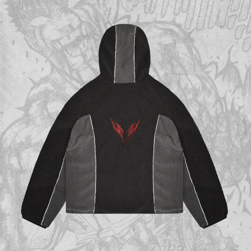 Men’s Hoodie Fleece Casual Zip-Up Warm
