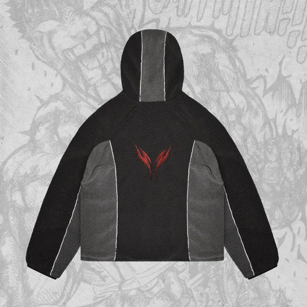 Men’s Hoodie Fleece Casual Zip-Up Warm