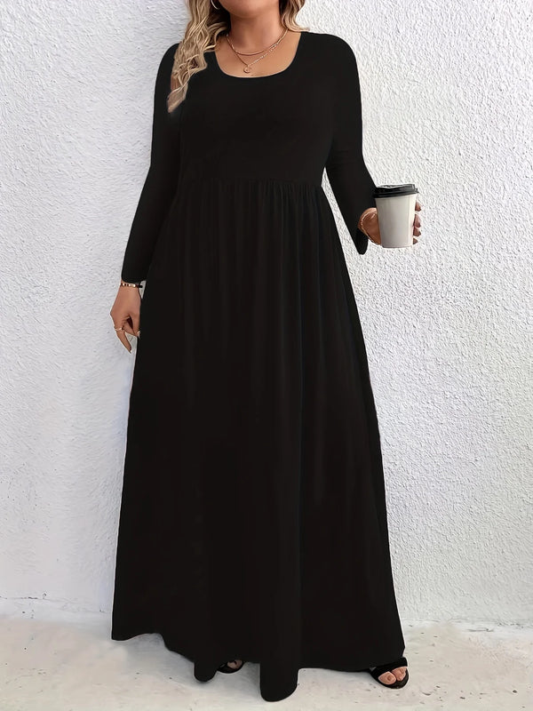 Women’s Dress Long Sleeve Casual Solid Color