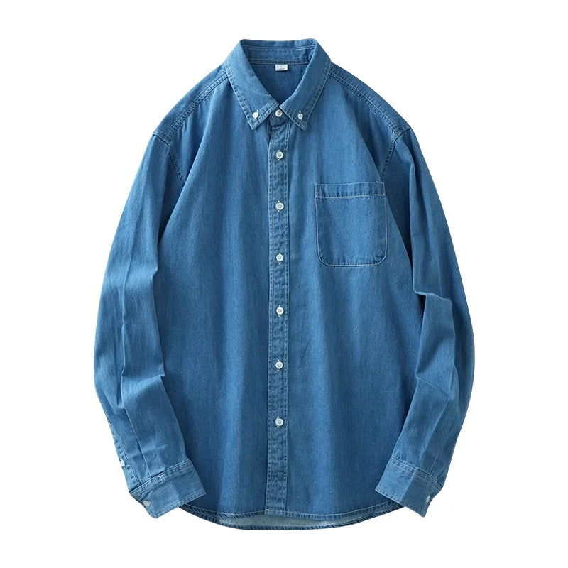 Men’s Shirt Long Sleeve Cotton Casual