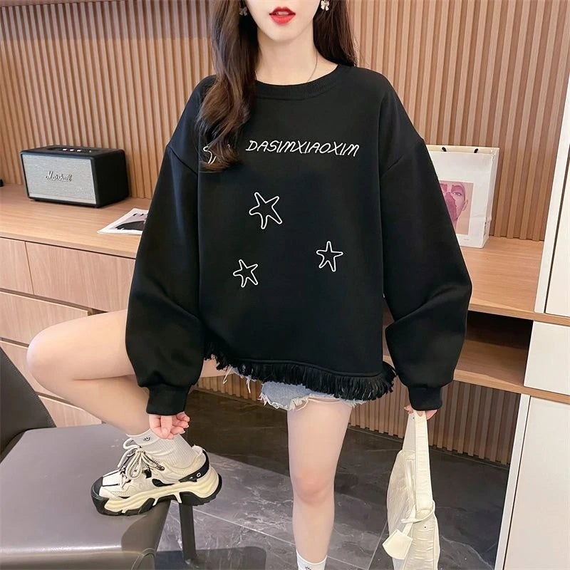 Women’s Sweatshirt Pullover Long Sleeve Casual Soft