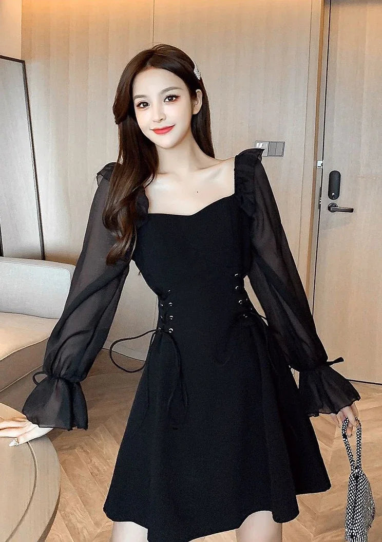 Women’s Dress Chiffon Casual Mini A-Line