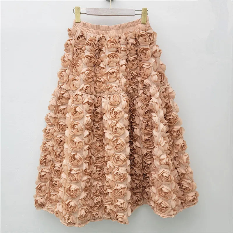 Women’s Skirt High Waist A-Line Summer Casual
