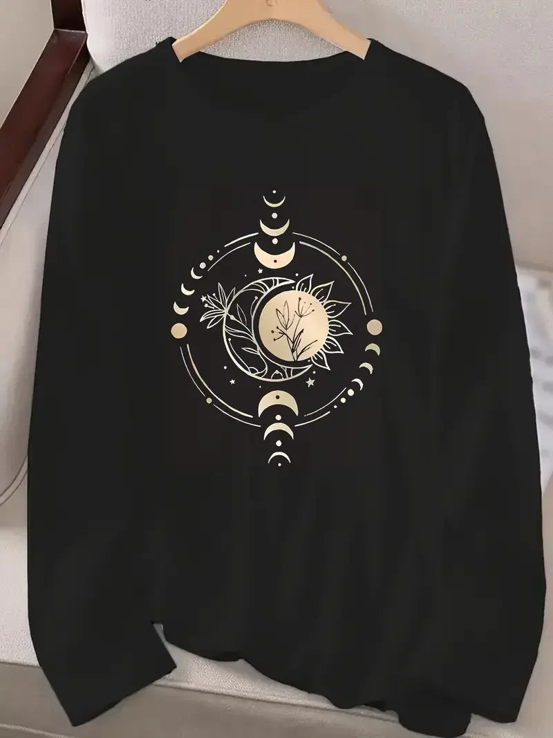 Women’s Sweatshirt Crewneck Casual Graphic Long Sleeve