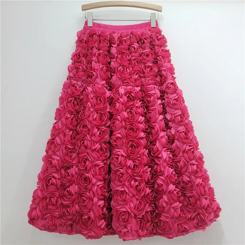 Women’s Skirt High Waist A-Line Summer Casual