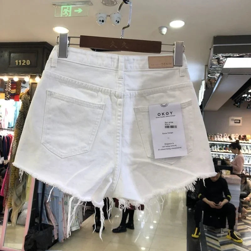 Women’s Shorts High Waist Denim Summer