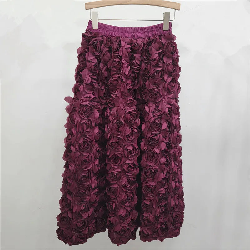 Women’s Skirt High Waist A-Line Summer Casual