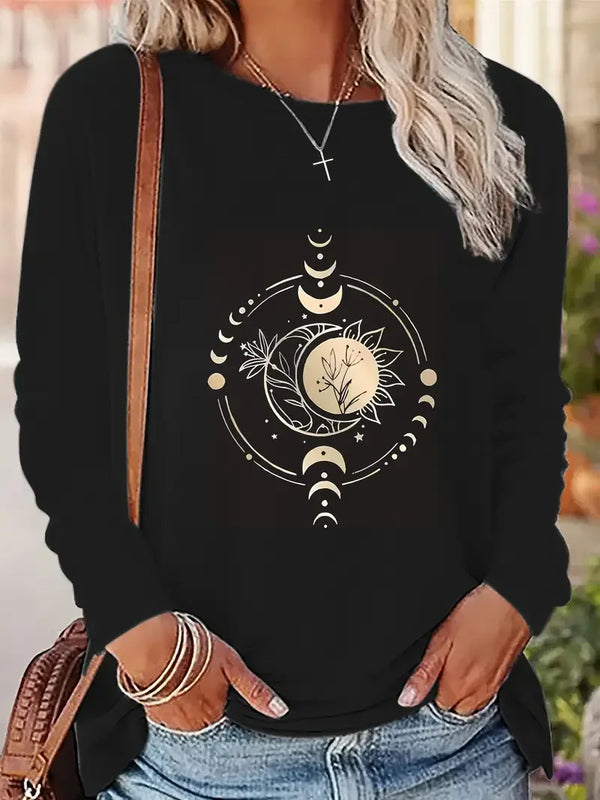 Women’s Sweatshirt Crewneck Casual Graphic Long Sleeve