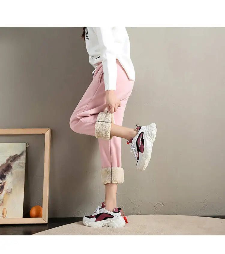 Women’s Joggers High Waist Fleece Casual