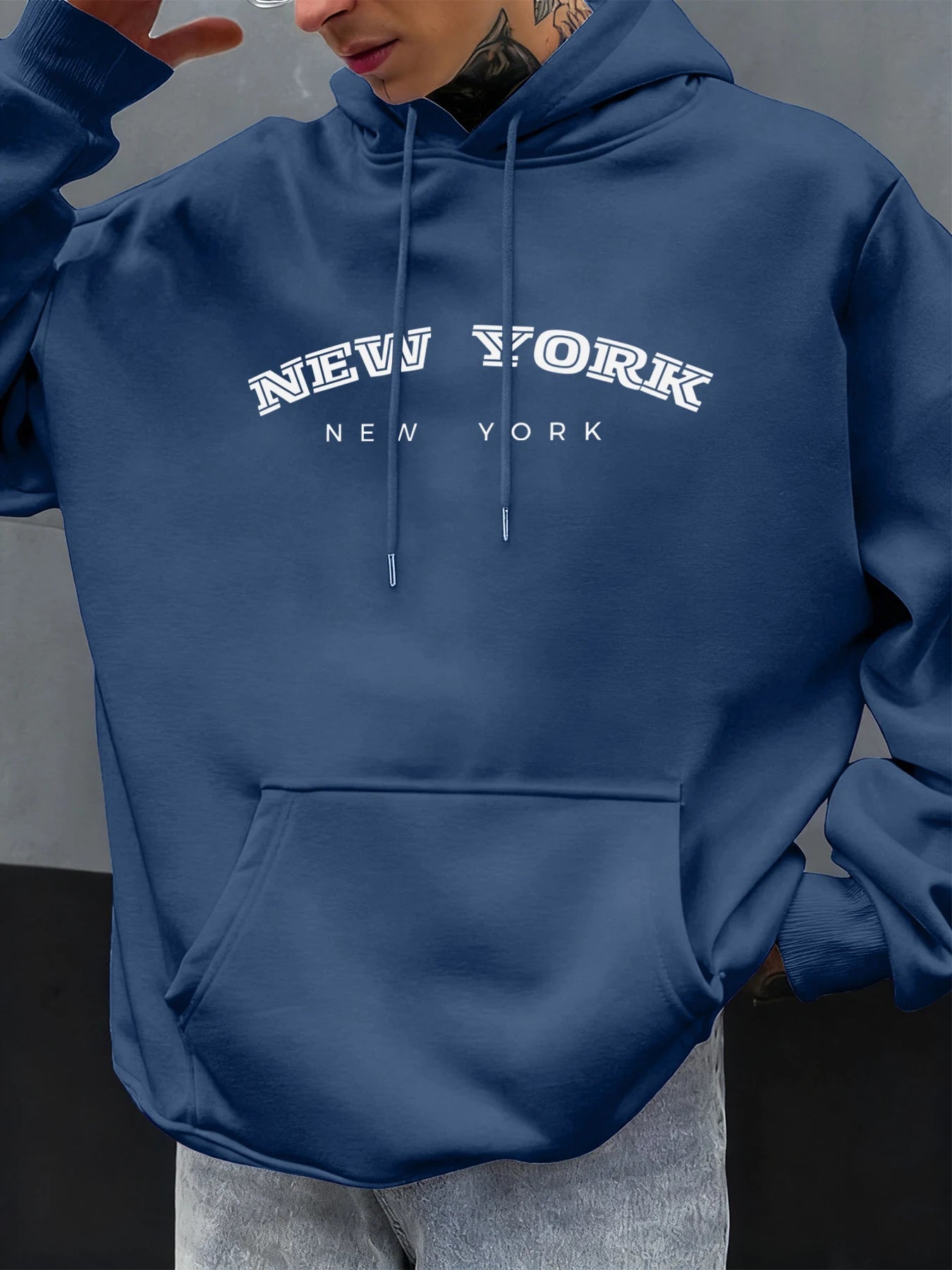 Men’s Hoodie Fleece Soft Warm Casual