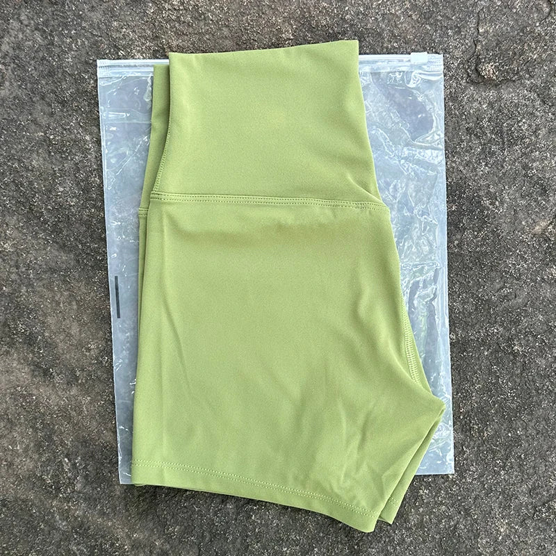 Women’s Shorts High Waist Elastic Waist Sporty Slim Fit