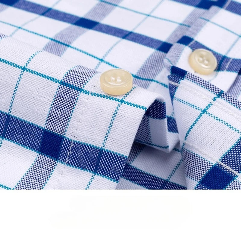 Men’s Shirt Short Sleeve Cotton Casual Formal