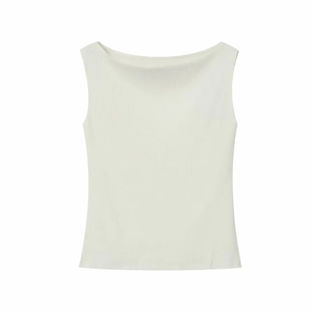 Women’s Top Sleeveless Casual Stretchy Solid Color