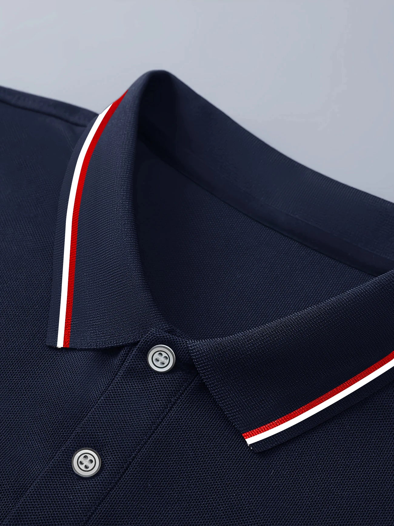 Men’s Polo Shirt Long Sleeve Casual Cotton