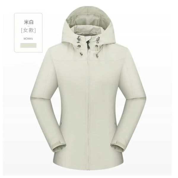 Women’s Jacket Windbreaker Hooded Lightweight Waterproof