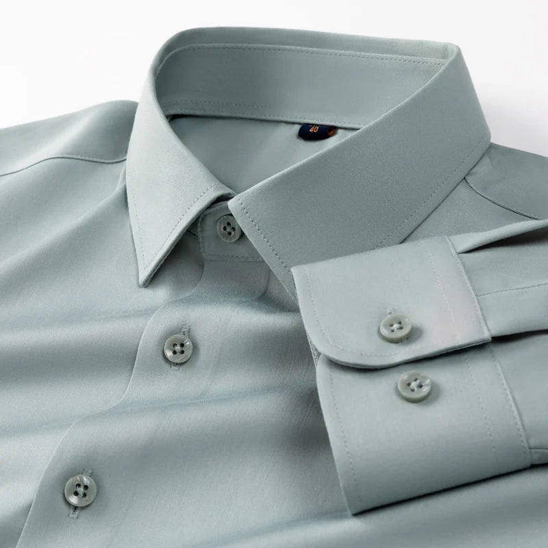 Men’s Shirt Long Sleeve Formal Slim Fit