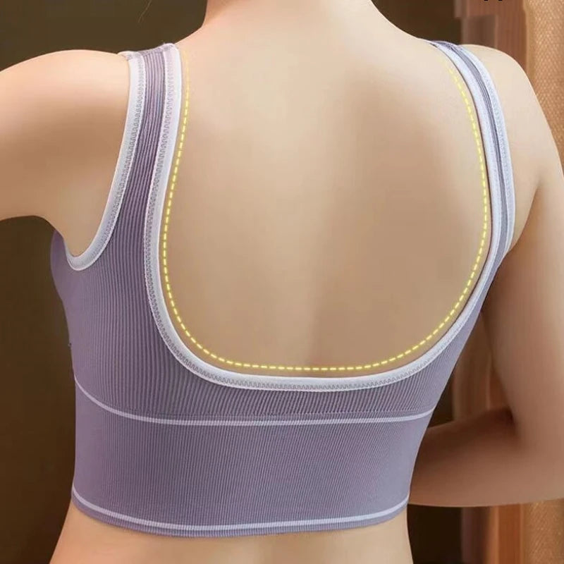 Women’s Sports Bra Seamless Stretchy Comfort Supportive