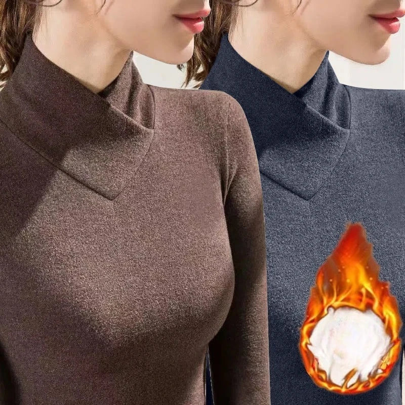 Women’s Sweatshirt Fleece Warm Casual Solid Color