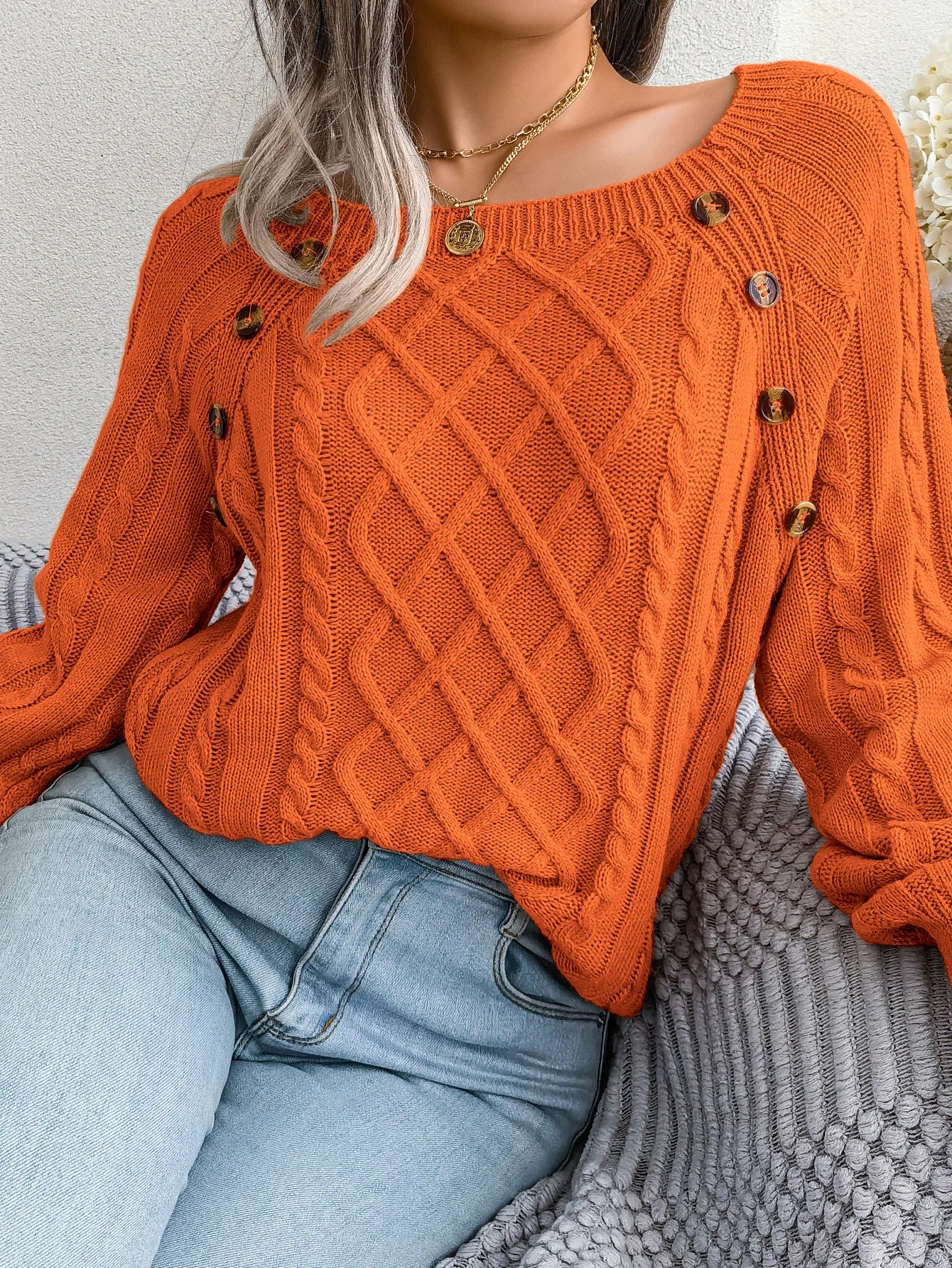 Women’s Top Long Sleeve Casual Stretchy Solid Color