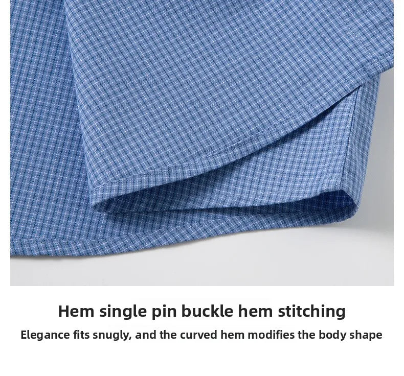 Men’s Shirt Long Sleeve Cotton Casual Slim Fit