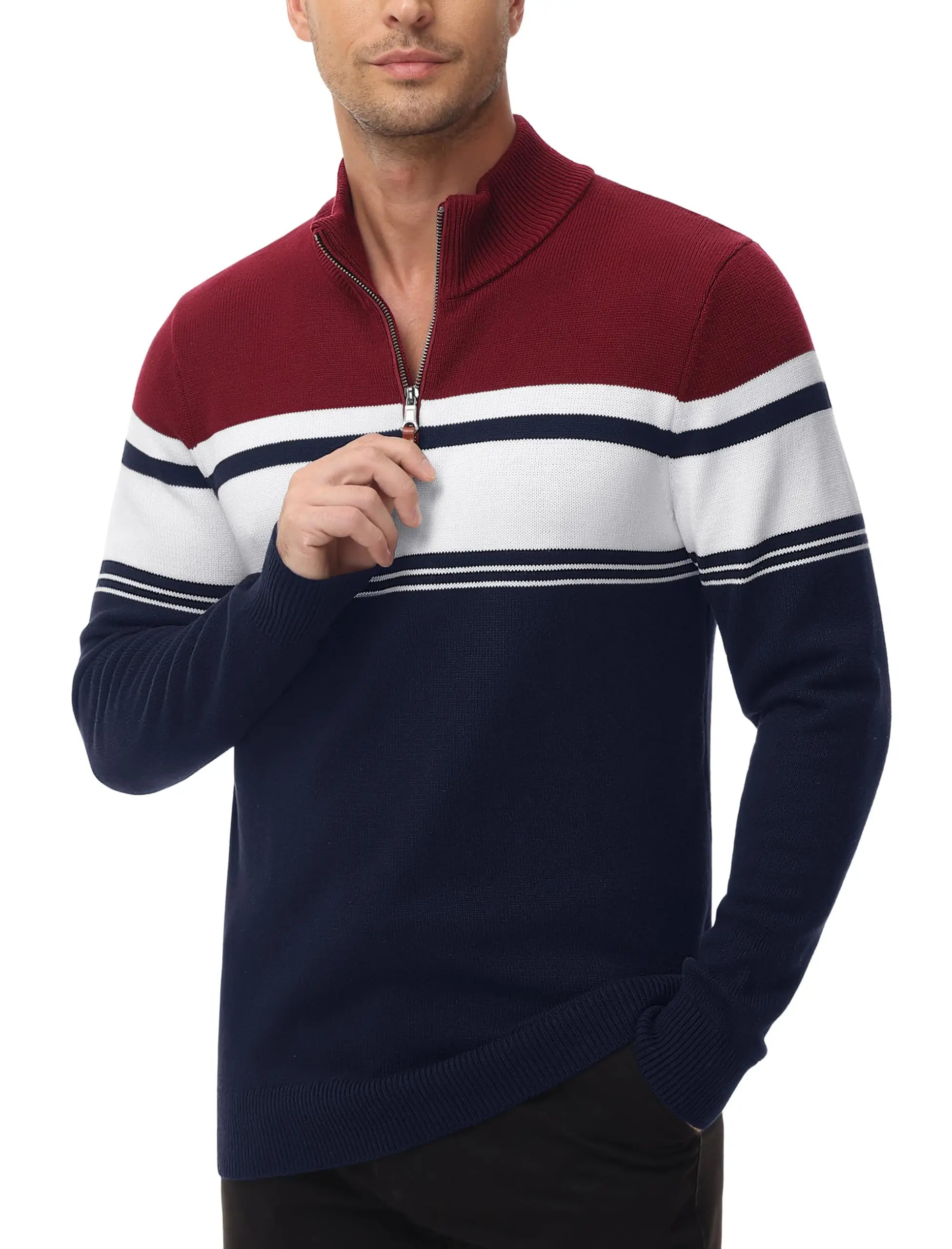 Men’s Sweatshirt Pullover Zip-Up Cotton Warm Autumn Winter