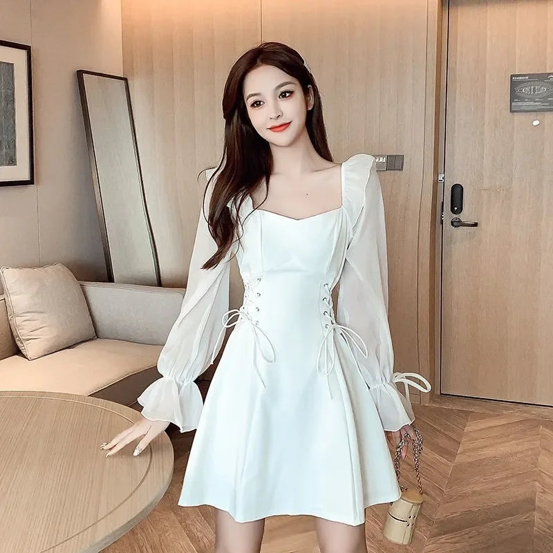 Women’s Dress Chiffon Casual Mini A-Line