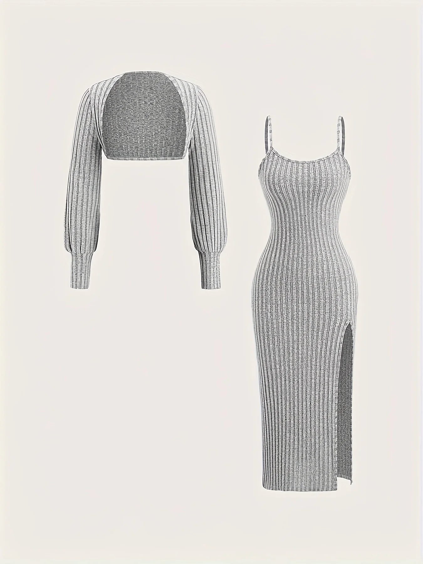 Women’s Dress Midi Long Sleeve Casual