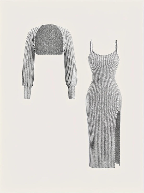 Women’s Dress Midi Long Sleeve Casual