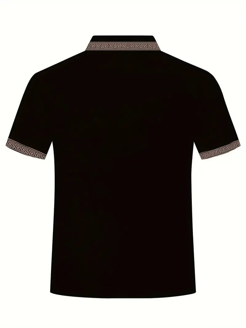 Men’s Polo Shirt Casual Summer Breathable Soft Fabric Comfort Fit