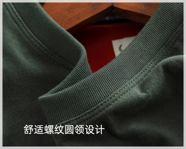Men’s T-Shirt Long Sleeve Cotton Casual Printed