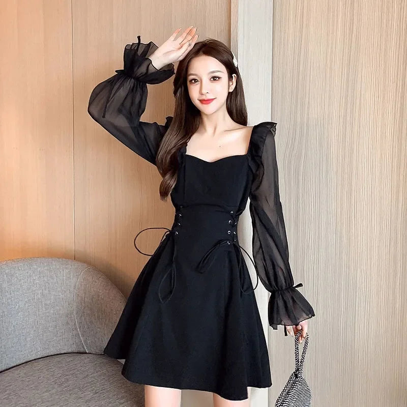 Women’s Dress Chiffon Casual Mini A-Line
