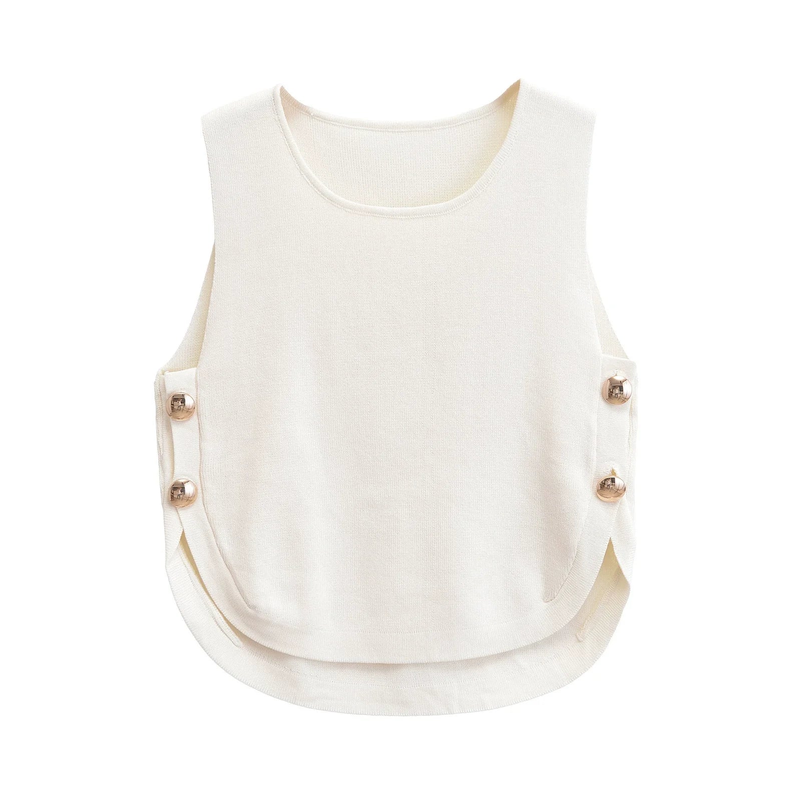 Women’s Top Crop Top Sleeveless Casual